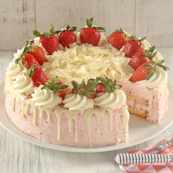 Erdbeersahnetorte