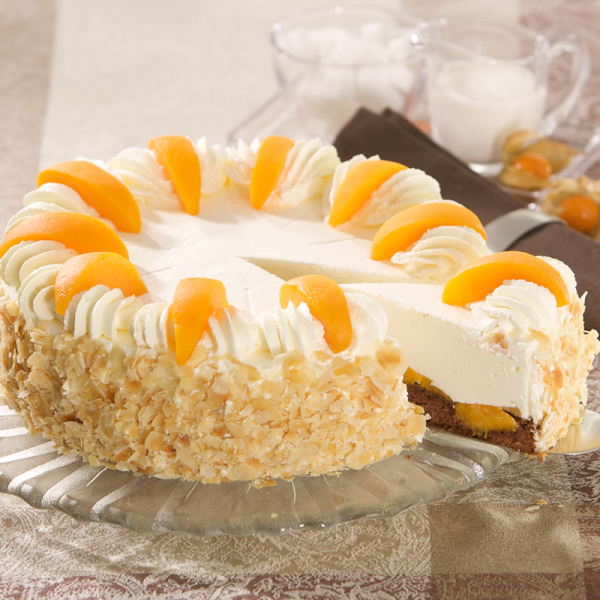 Pfirsich-Joghurtsahnetorte