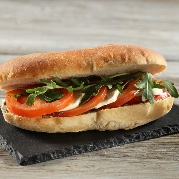 Panini mit Tomaten/Mozzarella