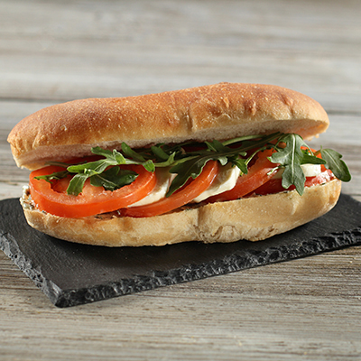 Panini mit Tomaten/Mozzarella