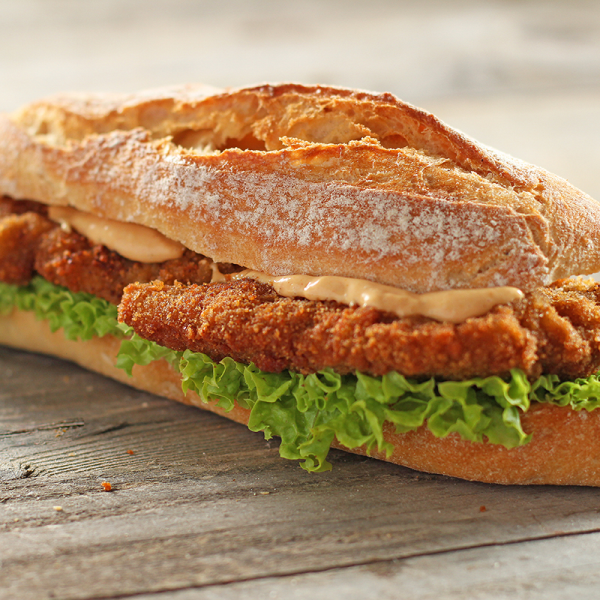 Spitzweck mit Schnitzel